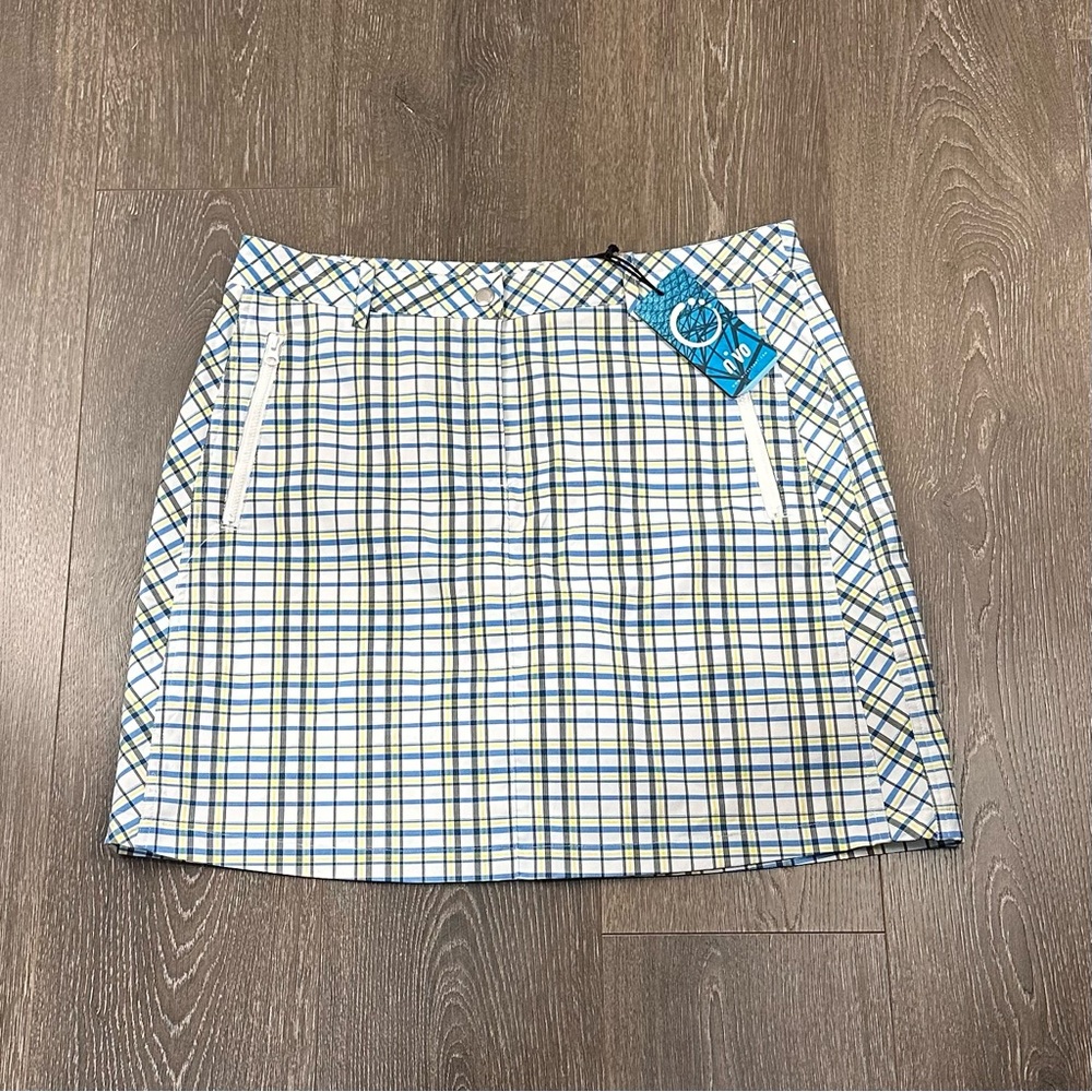 Nivo by Lanctot Plaid Golf Skort Sz‎ 10